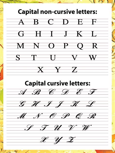 The Cursive Alphabet Images