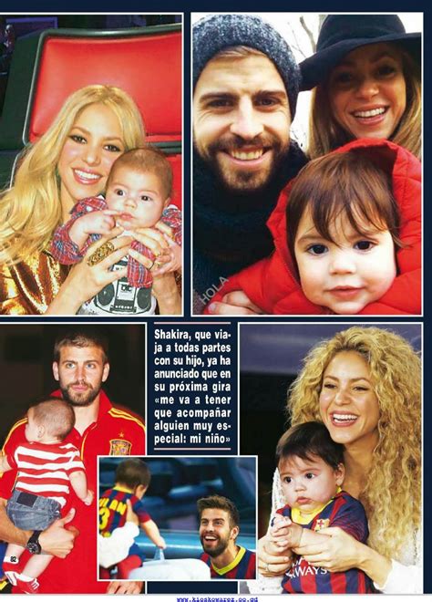 Shakira Y Su Familia Aparecen En La Revista ¡hola De España