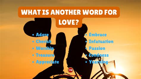 What Is Another Word For Love Sentences Antonyms And Synonyms For