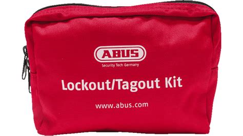 Sl Bag 120 Abus Red Polyester Lockout Bag Rs