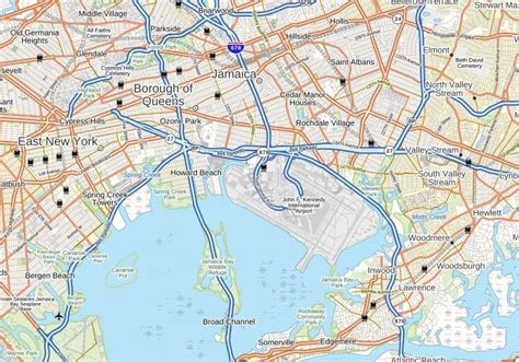 John F Kennedy International Airport Map New York