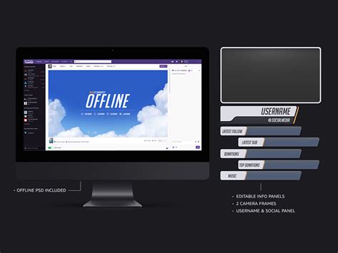 Instantly download premium quality free twtich overlays! Overwatch Twitch Stream Overlay Template - PSD Freebie ...