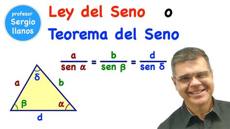 Ley Del Seno O Teorema Del Seno YouTube