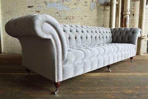 Chesterfield sofa couch sessel hocker leder. Couch Chesterfield Leder Silber / Chesterfield Sofa And Coffee Table - Caseconrad.com ...