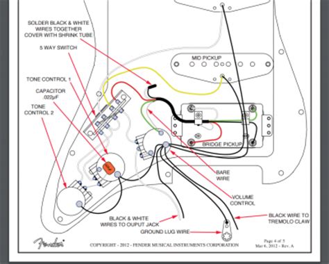 There is a bare wire as well. Convert HSS Strat to SSS - Wiring Help | Fender Stratocaster Guitar Forum