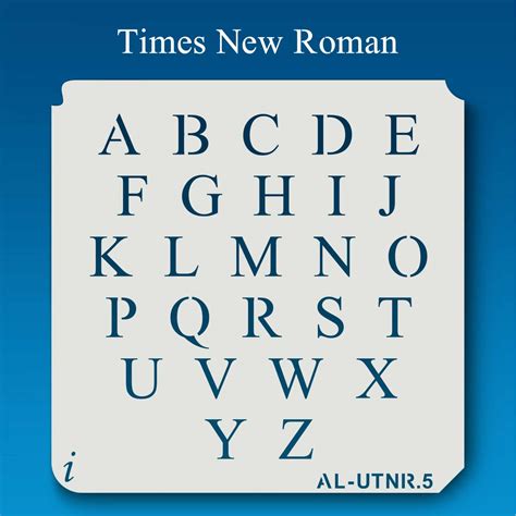 Roman Alphabet Chart Collection Free And Hd