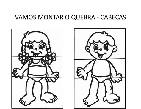 Quebra Cabeça Corpo Humano 1 Ano