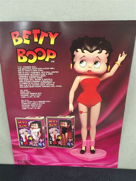 Vintage Betty Boop Toy And Doll Catalogue Rare Toy Catalog Etsy