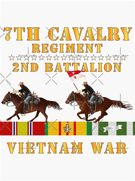 Army 2nd Battalion 7th Cavalry Regiment Vietnam War Wt 2 Cav