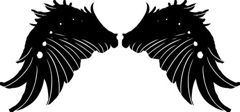 Euclidean Vector Vecteur Vector Black Tattoo Black Angel Wings Png