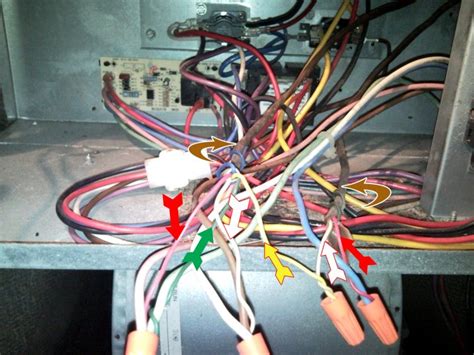 Room thermostat installation & wiring guide: Wiring from unit to thermostat not the same.
