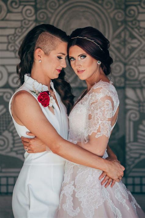 pin on lesbian wedding