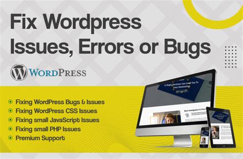 Fix Wordpress Website Critical Errors Issues Bugs Or Css By Webgix Fiverr