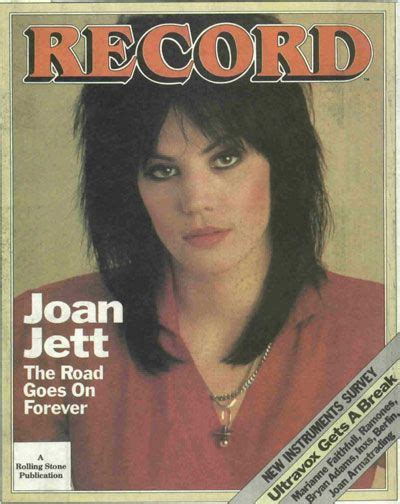Joan Jett Record Magazine June 1983 Cover Photo United States