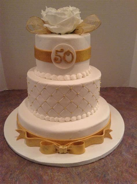 Golden Anniversary Cake 50th Anniversary Cakes Anniversary Event