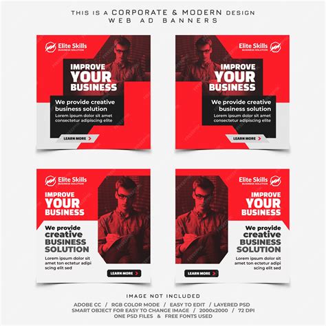 Premium Psd Corporate Business Banners Ads