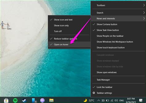 How To Disable Or Enable The News And Interests Taskbar Widget In Windows