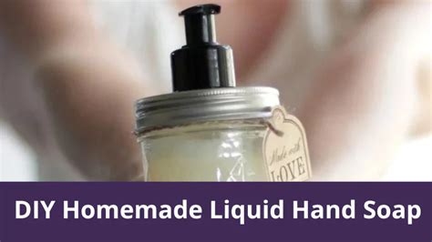 Diy Homemade Liquid Hand Soap Mthfr Support Australia