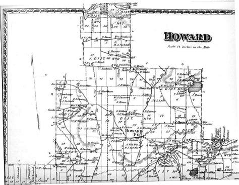 1873 Howard Property Map