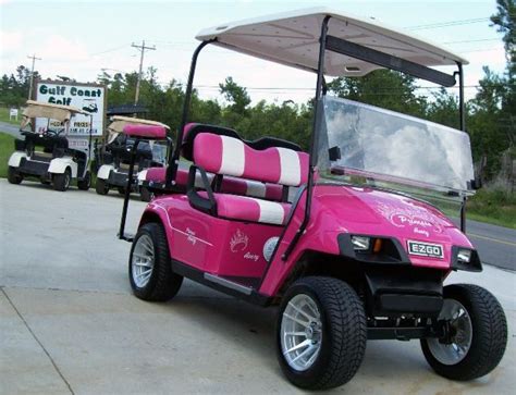 Pink Golf Cart Golf Carts Golf Cart