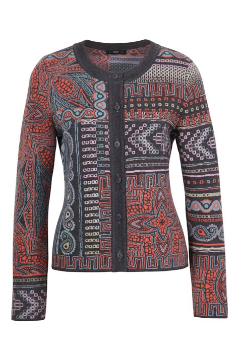 Cardigan Geometric Pattern Cardigans Ivko Woman