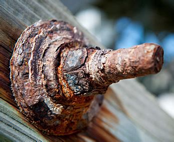 There is nothing quite as frustrating a a rusted bolt that refuses to budge unless, of course, it's a snapping a rusted bolt because you didn't take time to treat it before trying to loosen it. Rust - How to Remove it and Prevent it - Steadman's Ace ...