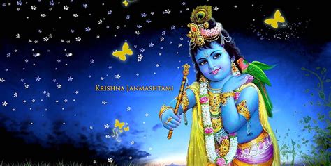 Sri Krishna Janmashtami 2017 With Quotes Whatsapp Dps Lord Krishna