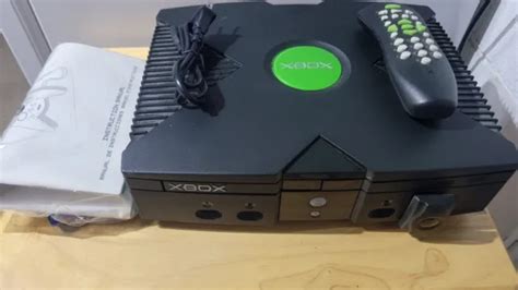 Microsoft Original Xbox Classic System Console Only As Is For Parts Or
