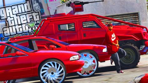 Bloods Drive Bys Gang Wars And Riots Gta 5 Gang Mod Day 120 Youtube