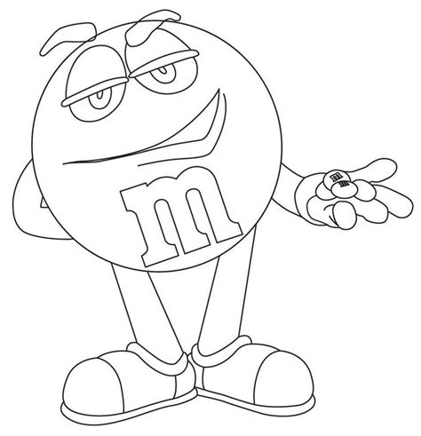 Mandm Free Coloring Page Free Printable Coloring Pages For Kids