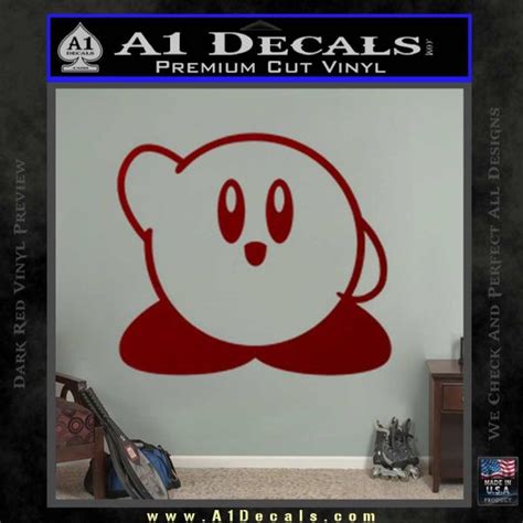 Kirby Decal Sticker A1 Decals
