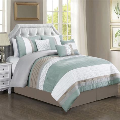 Find great deals on coastal bedding at kohl's today! HGMart Bedding Comforter Set Bed In A Bag - 7 Piece Luxury ...