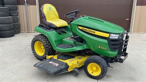 Sold John Deere X540 54 Garden Tractor Youtube