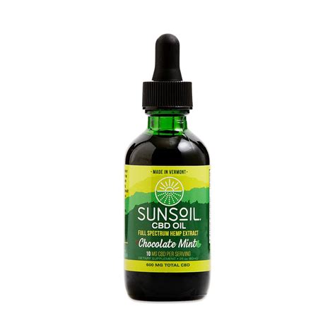 * amount of active ingredients. Sunsoil Chocolate Mint CBD Oil 10mg - Thrive Market