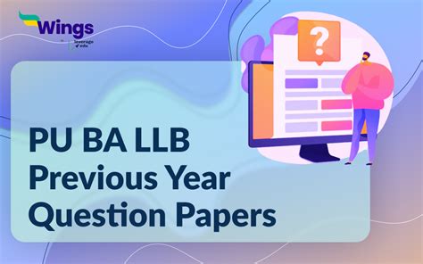 Pu Ba Llb Previous Year Question Papers Leverage Edu