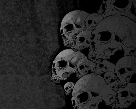 Black Skull Wallpapers Wallpaper Cave