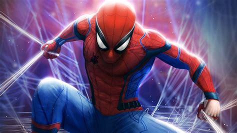 Spiderman Artwork Hd Artist Digital Art Superheroes Artstation 1080p Wallpaper