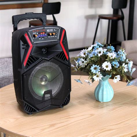 8 Portable Bluetooth Party Karaoke Speaker Heavy Bass Sound System