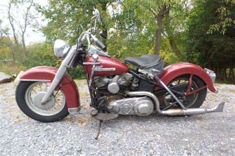 1956 Harley Davidson Panhead Fl 4 Speed Hand Shift Barn Fresh Motorcycle