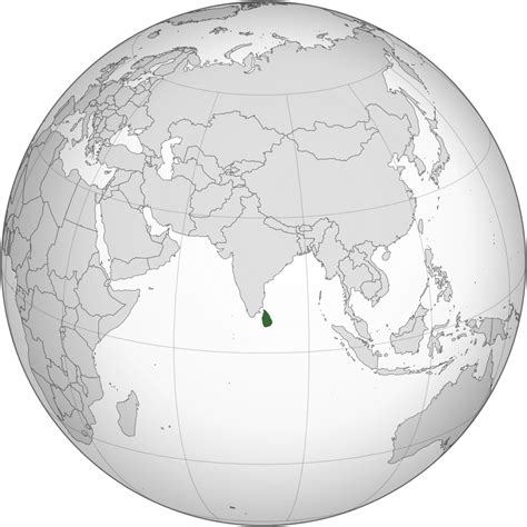 Cartograffr Les Pays Sri Lanka