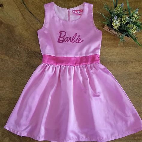 Pink Barbie Dress For Girls Size 6 Shopee Philippines