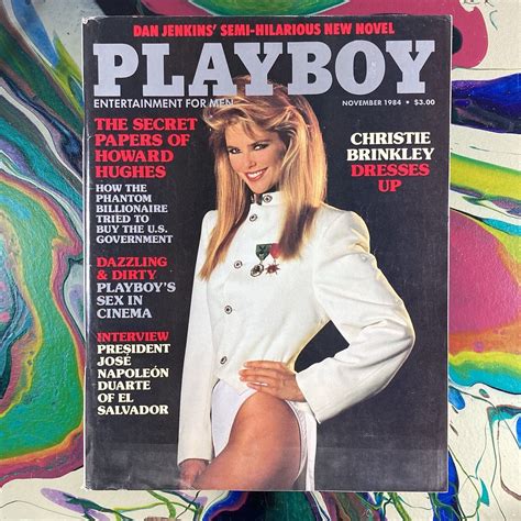Playboy Magazine November 1984 Christie Brinkley Roberta Vasquez Values