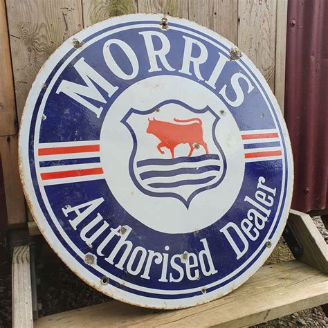 Morris Dealer Sign Now Sold Vintage Automobilia