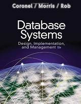 Images of Database Systems Design Implementation & Management 12th Edition