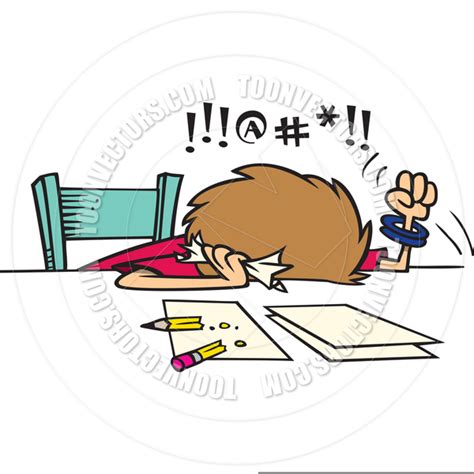 Frustrated Student Clipart Free Free Images At Vector