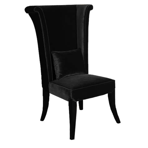 Justine dining chair finding the ideal set of chairs for your dining room shouldn't be more work th. Mad Hatter Black Rich Velvet Dining Chair, LC847SIBL ...
