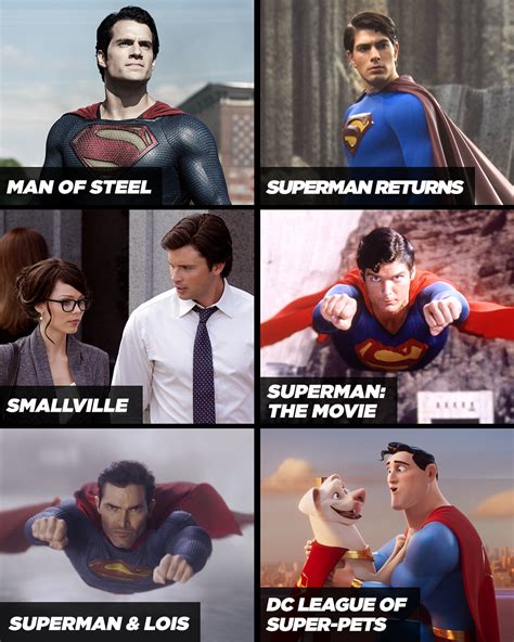 Warnerbrosuk On Twitter Superman Through The Years Tell Us Your