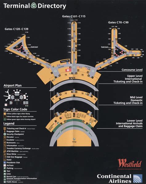 Newark Airport Terminal C Map Maping Resources