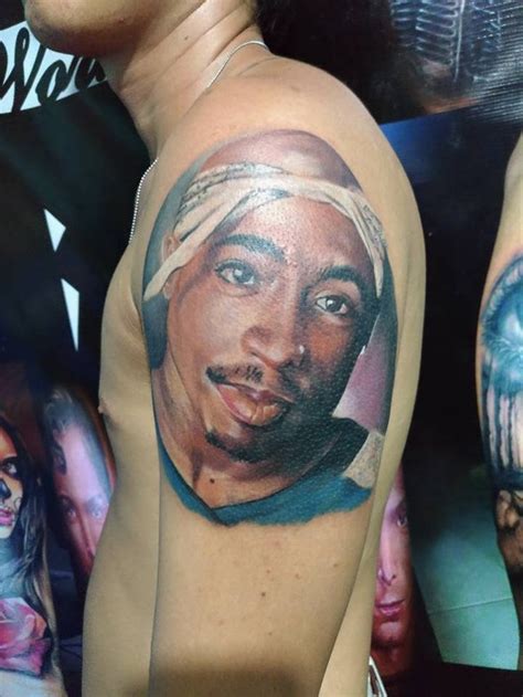 Tupac Shakur Arm Tattoos