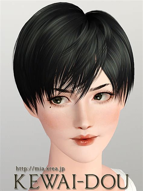 Mutsuki Hair For The Sims3 Kewai Dou